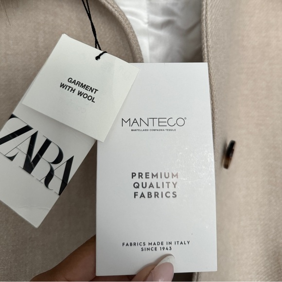 NEW! Zara coat with Manteco wool - Picture 8 of 8